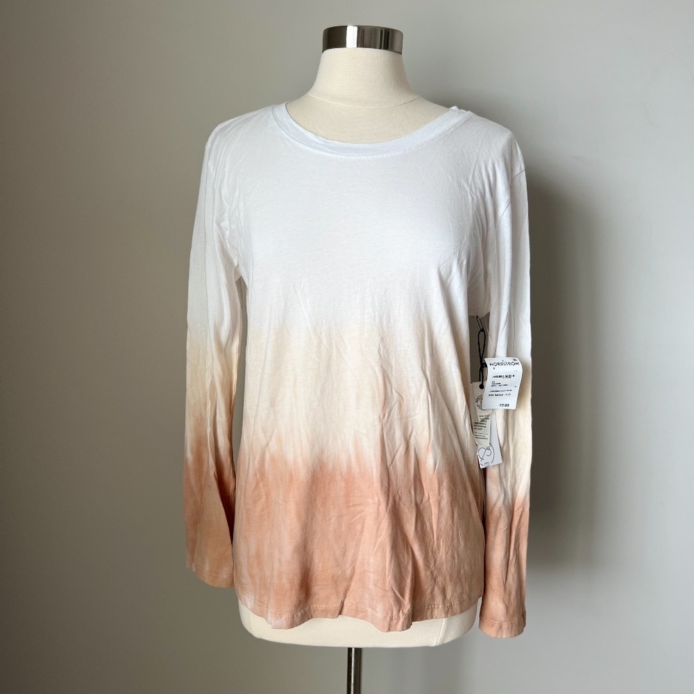 Treasure &‎ Bond Long Sleeve Shirt Ombre Small NEW MSRP $39